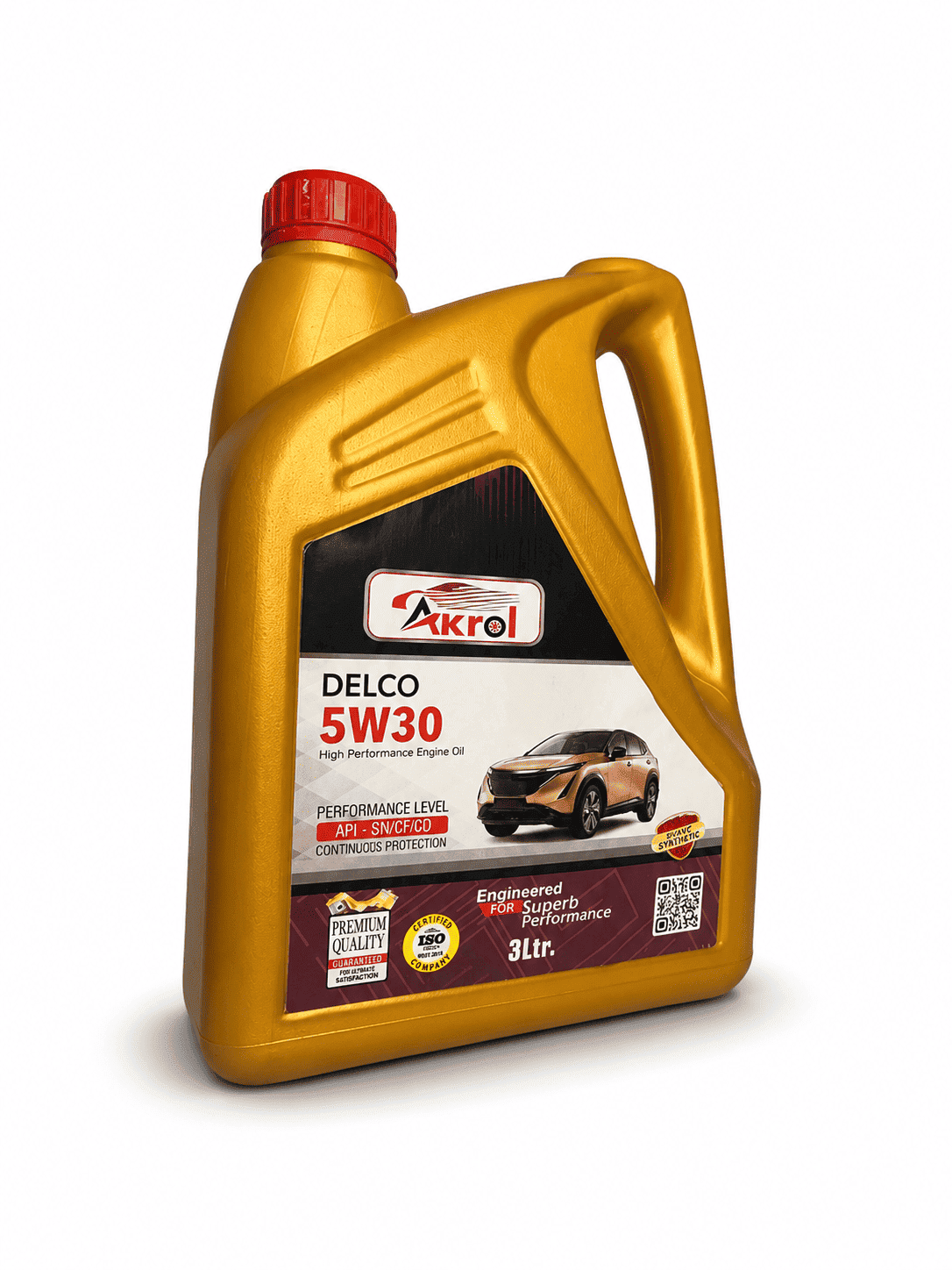Akrol Delco 5W30 High Performance Engine Oil 3 Litre