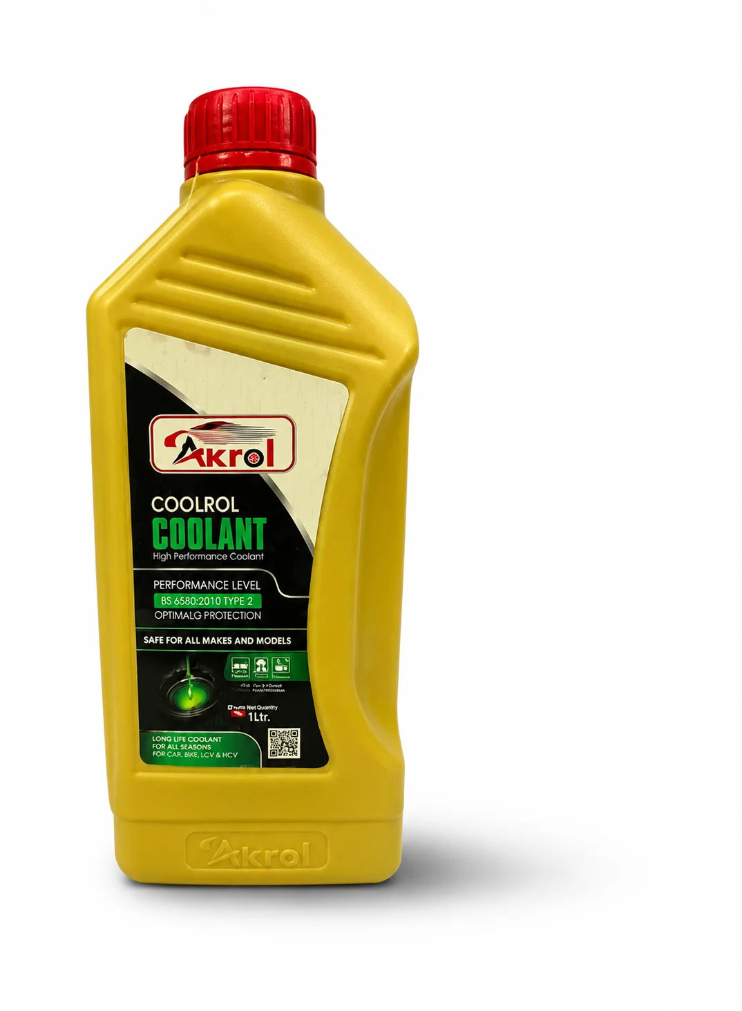 AKROL Coolrol Green Engine Coolant 1:3 Concentrate 1 Litre