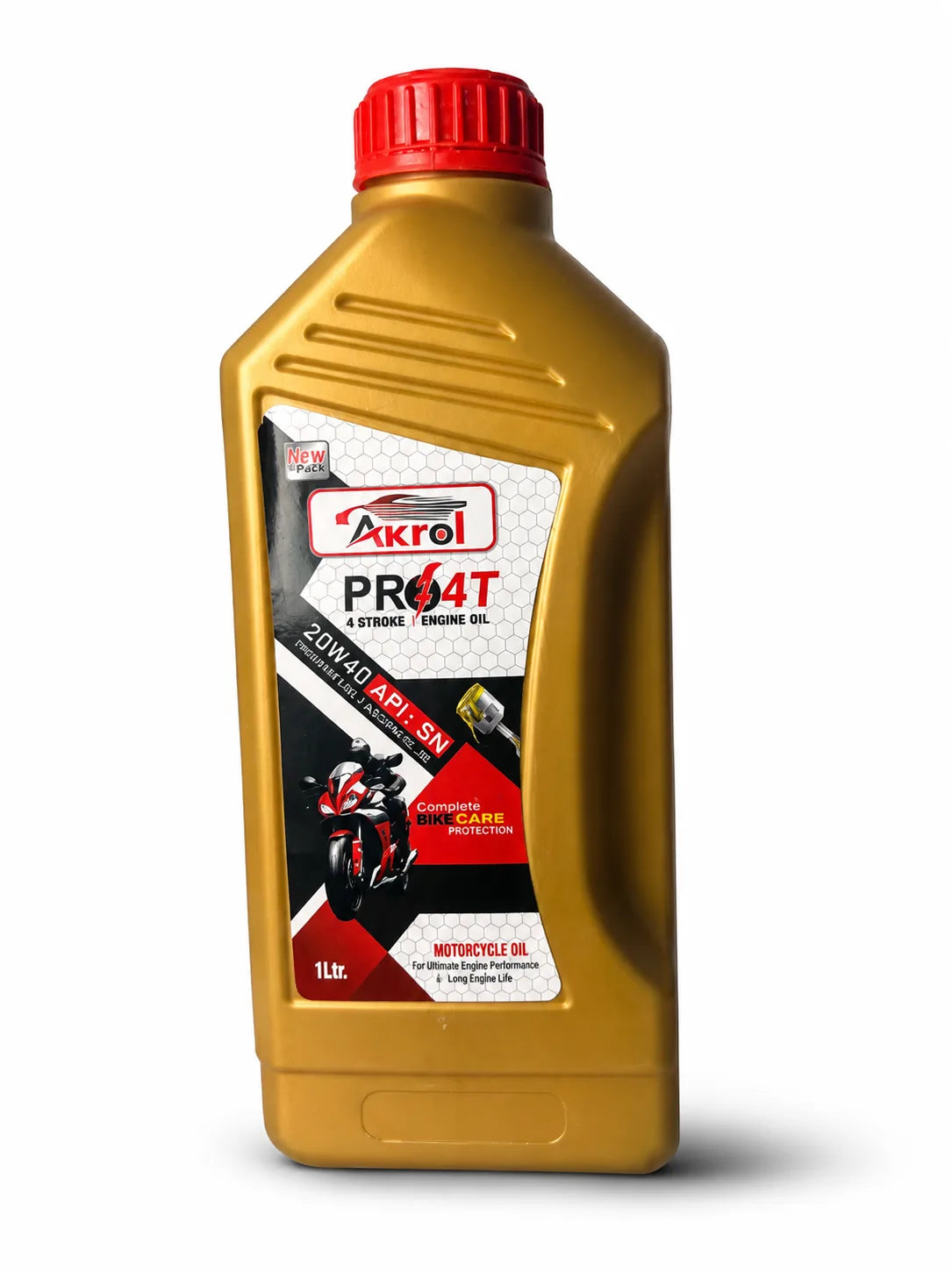 AKROL Pro 20W40 API SN 1 L | Premium 4T Engine Oil for Automotive & Industrial Use