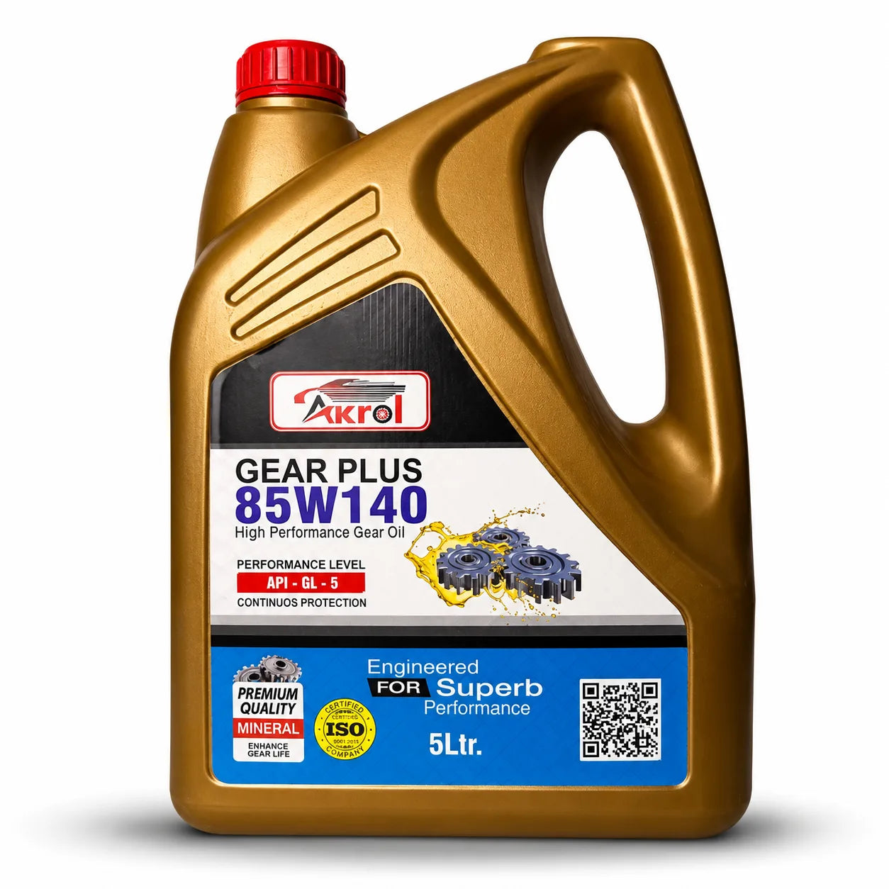 AKROL Gear Shield 85W140 5 L High Performance Automotive Gear Oil