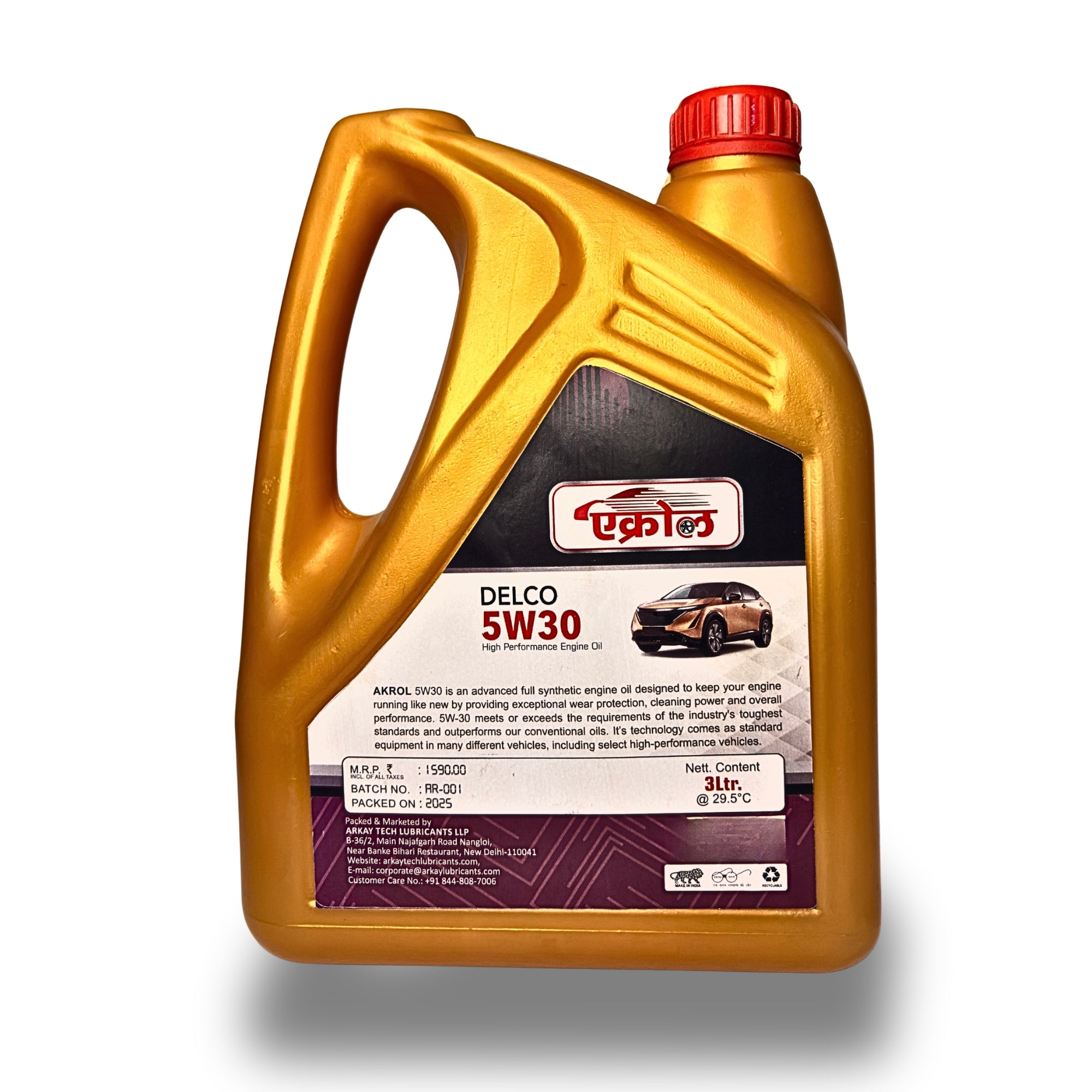 AKROL DELCO 5W30 API-SN/CF/CD 3L Engine Oil