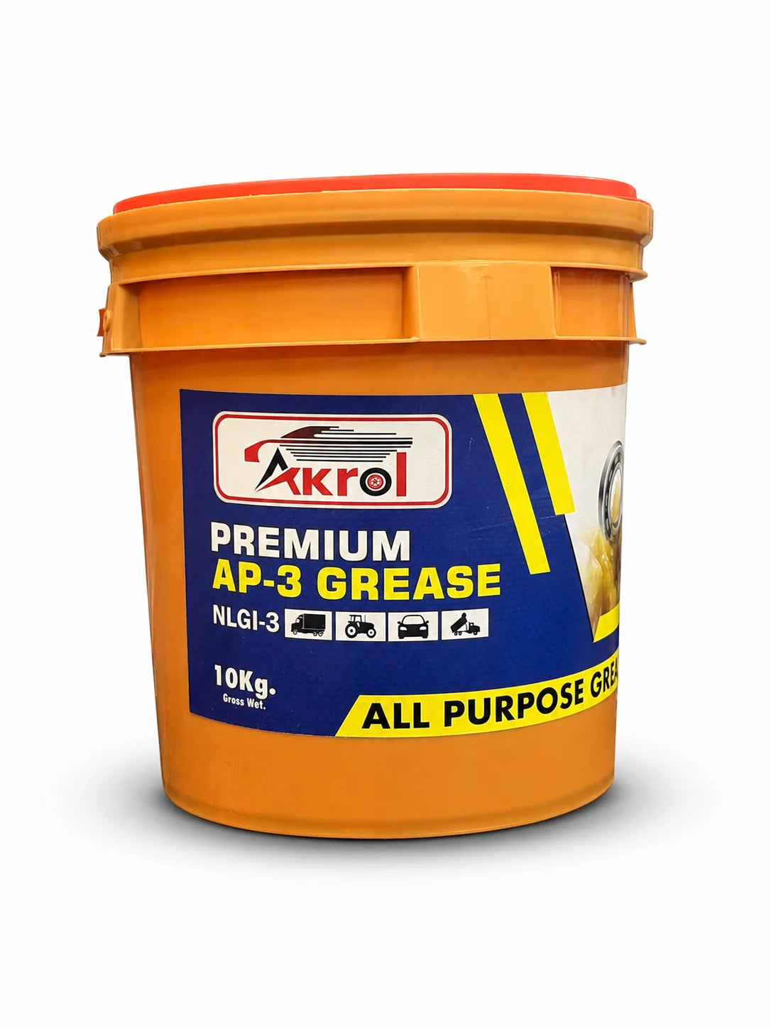 AKROL Premium AP-3 NLGI-3 All Purpose Grease 10 KG