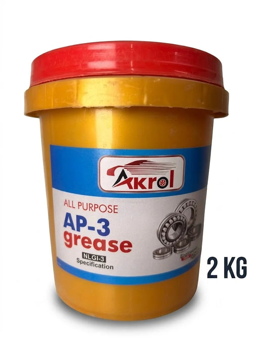 AKROL All Purpose AP-3 Grease NLGI 3 2KG Multipurpose Lubricating Grease