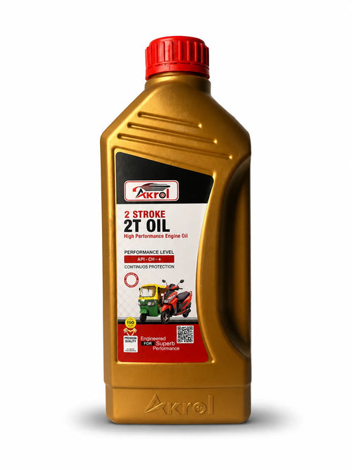 AKROL 2T Oil API TC 1 L | Premium 2T Oil for Automotive & Industrial Use