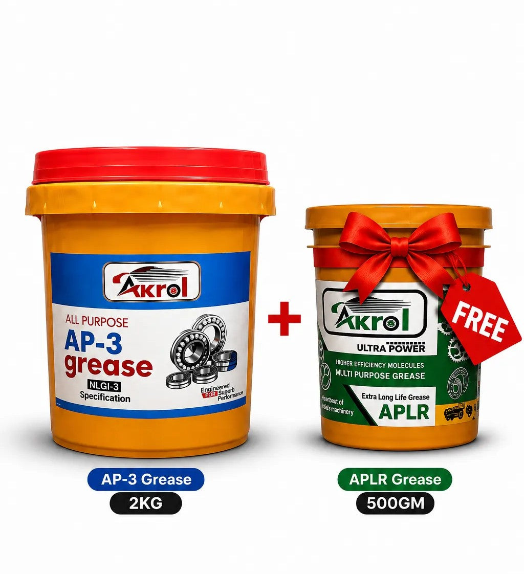 Akrol AP-3 Grease 2KG + APLR Grease 500GM FREE – NLGI-3 Multi-Purpose Grease