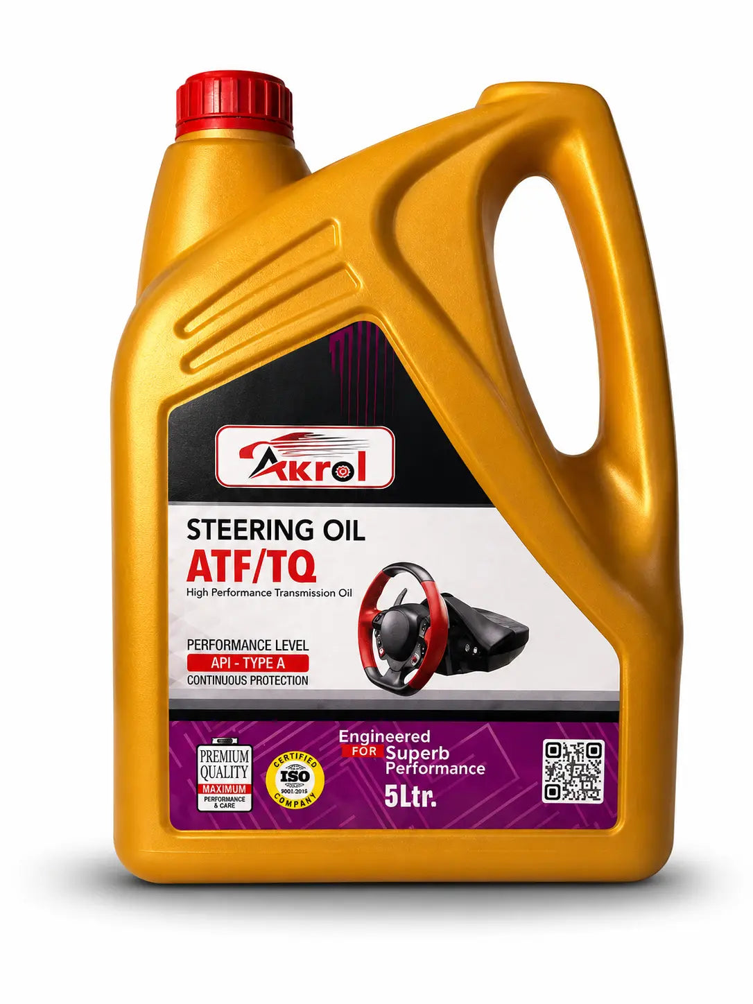 AKROL Steering Oil ATF/TQ 5 L | Premium Transmission Fluid for Automotive & Industrial Use