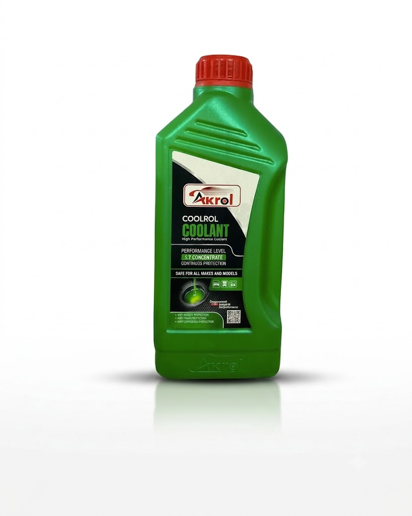 AKROL Coolrol Green Engine Coolant 1:7 Concentrate 1 Litre
